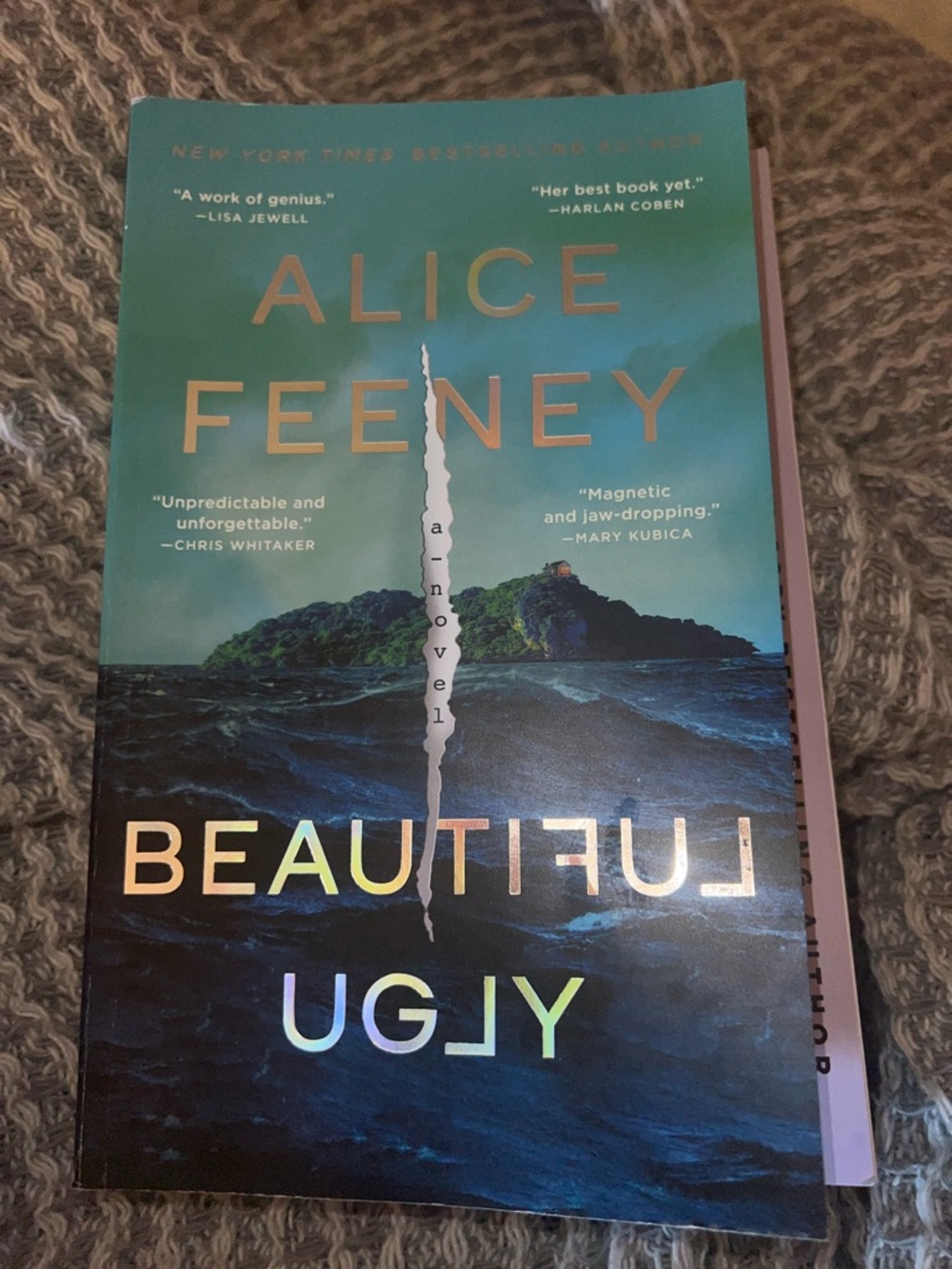 "Beautifully Ugly" Paperback Book - Teal/Blue Cover